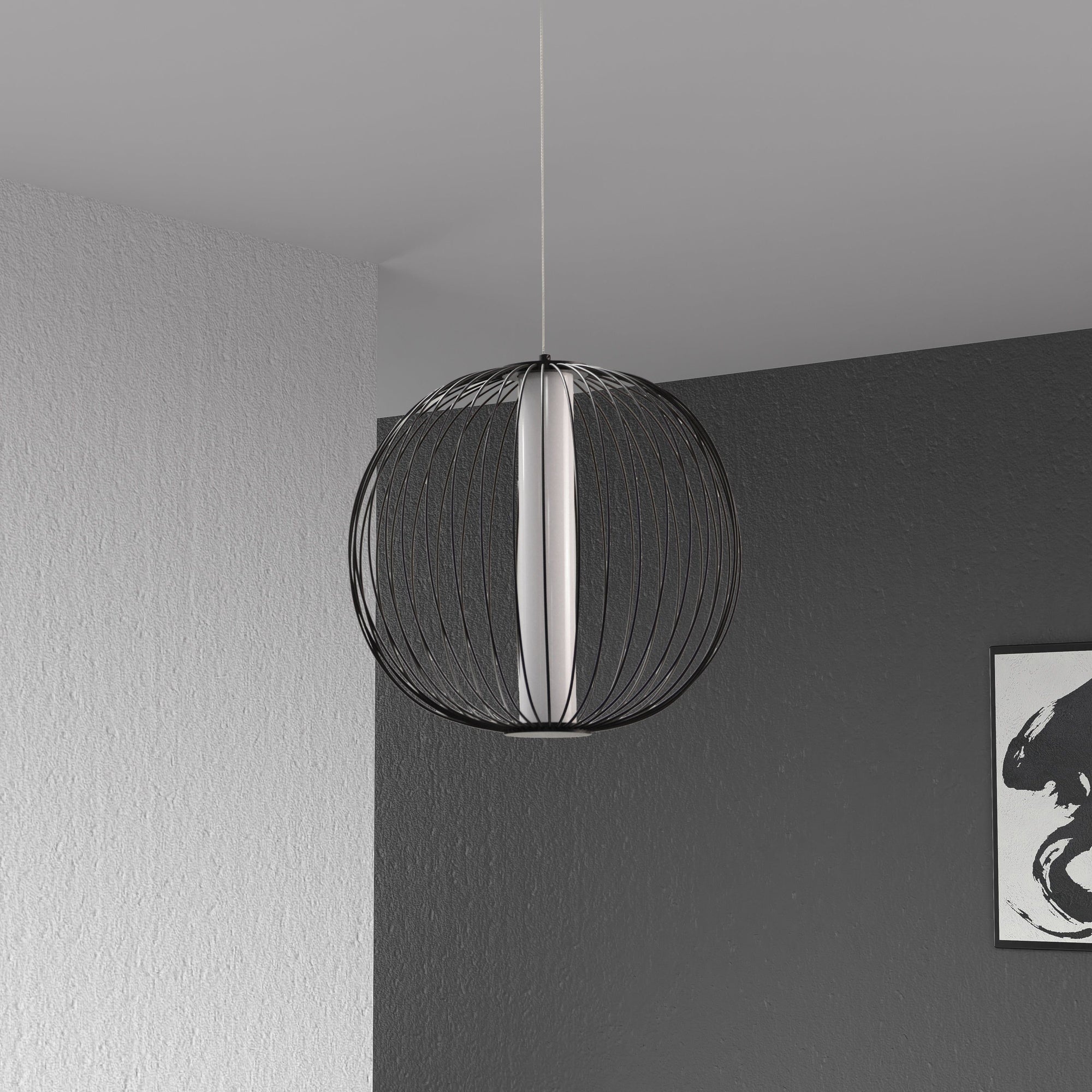 Dainolite Canada - CHR-161LEDP-MB - LED Pendant - Charlotte - Black