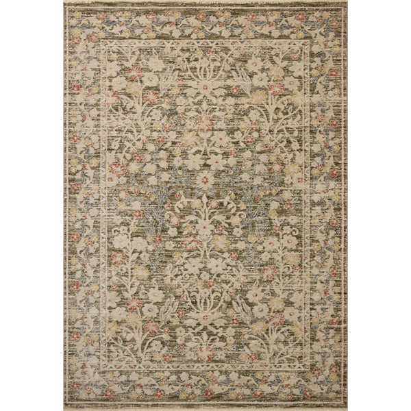 Tapis Clarisse CLS-05 Olive / Multi-surfaces