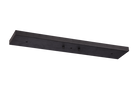 Rosace de plafond linéaire multi-usages Matteo Lighting CNP0103RB, noir rouille