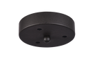 Rosace de plafond ronde multi-usages Matteo Lighting CNP0203RB, noir rouille