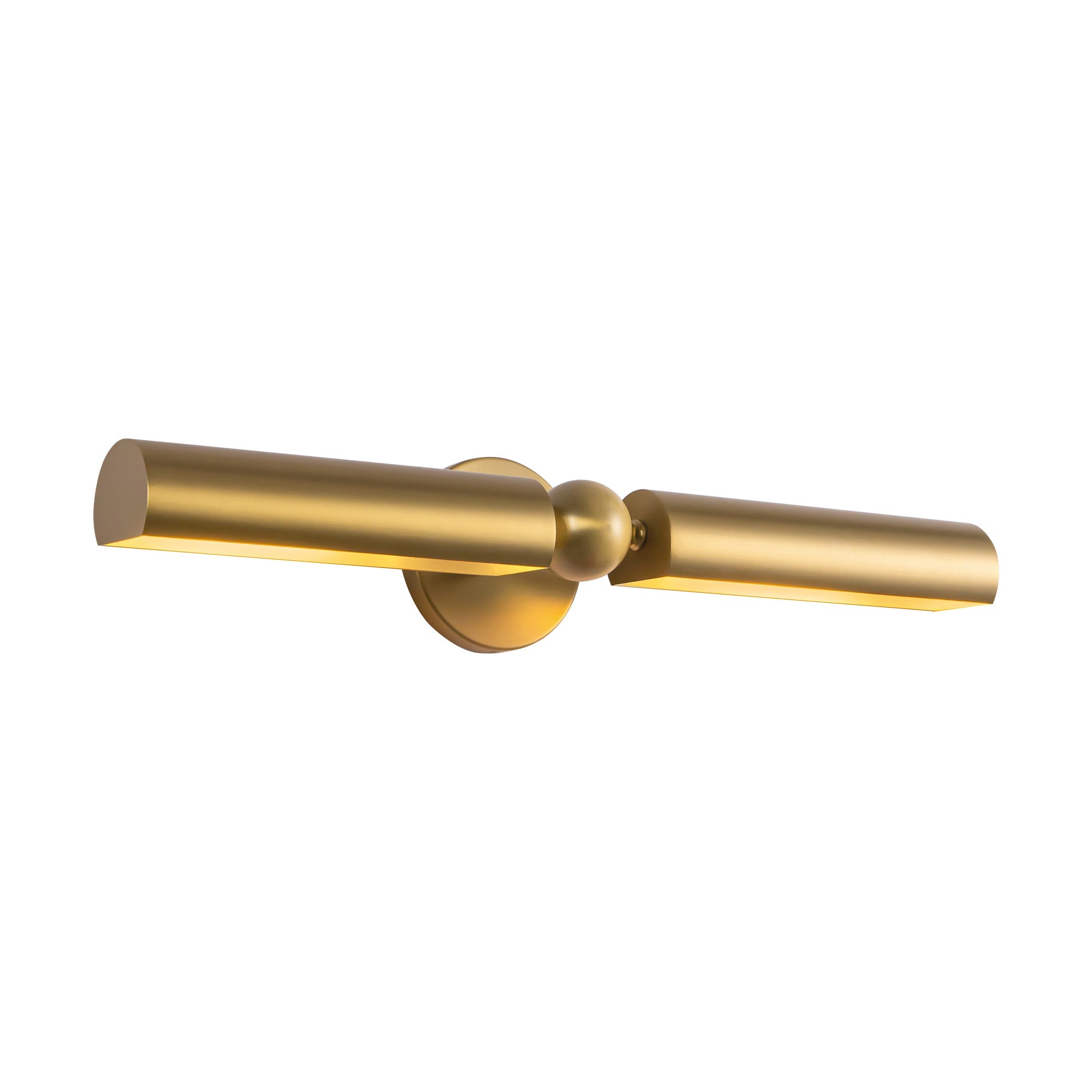 Alora Canada - PL405123BG - Applique murale à deux lumières - Cole - Or brossé