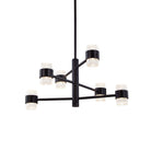 Kuzco Lighting EP48224-BK Copenhagen LED Extérieur à 3 couches Suspension en noir