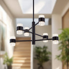 Kuzco Lighting EP48224-BK Copenhagen LED Extérieur à 3 couches Suspension en noir