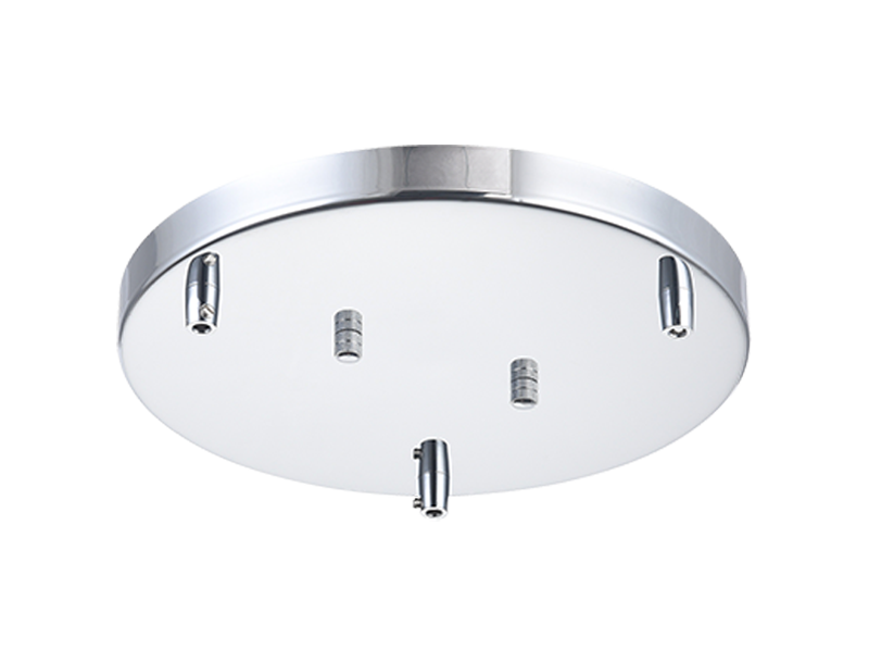Rosace de plafond ronde multi-usages Matteo Lighting CP0103CH chromée