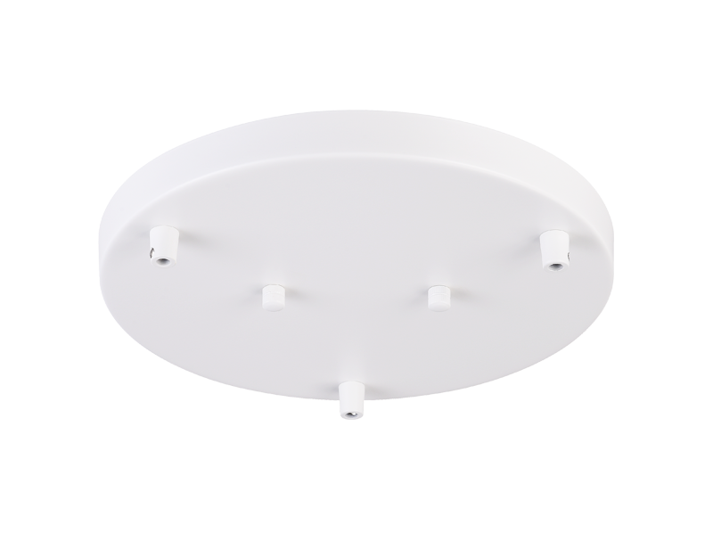 Rosace de plafond ronde Matteo Lighting CP0103WH blanche