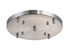 Rosace de plafond ronde Matteo Lighting CP0105BN en nickel brossé