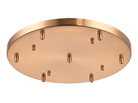 Rosace de plafond ronde Matteo Lighting CP0107AG en laiton doré vieilli