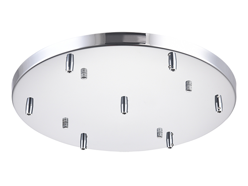 Rosace de plafond ronde multi-usages Matteo Lighting CP0107CH chromée