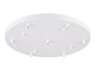 Rosace de plafond ronde Matteo Lighting CP0107WH blanche