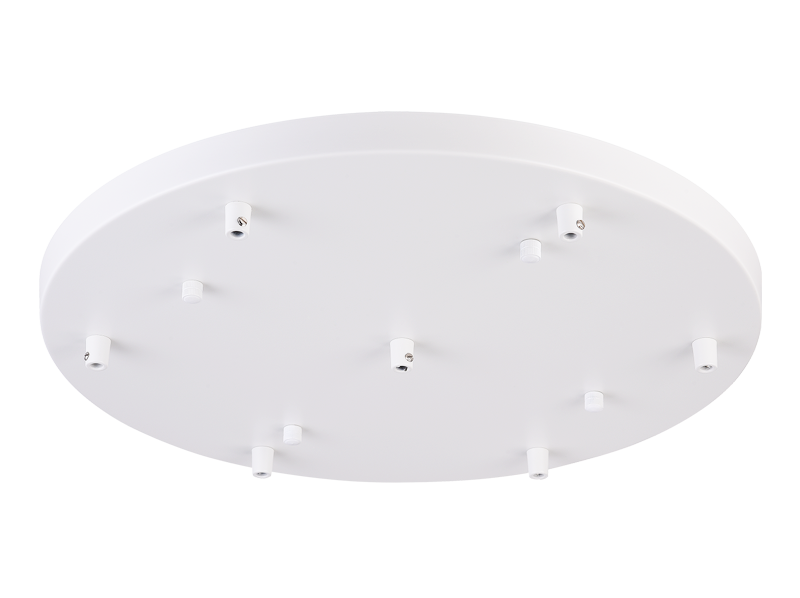 Rosace de plafond ronde Matteo Lighting CP0107WH blanche