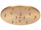 Rosace de plafond ronde Matteo Lighting CP0112AG en laiton doré vieilli