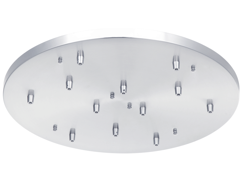 Rosace de plafond ronde multi-usages Matteo Lighting CP0112CH chromée