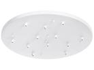 Rosace de plafond ronde Matteo Lighting CP0112WH blanche