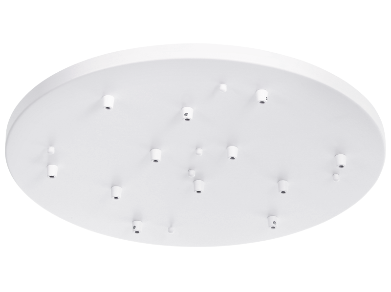 Rosace de plafond ronde Matteo Lighting CP0112WH blanche