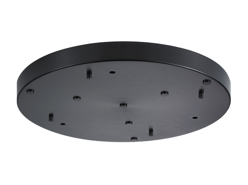 Matteo Lighting CP0129OB Low Voltage Round Multi Ceiling Canopy in Oxidized Black