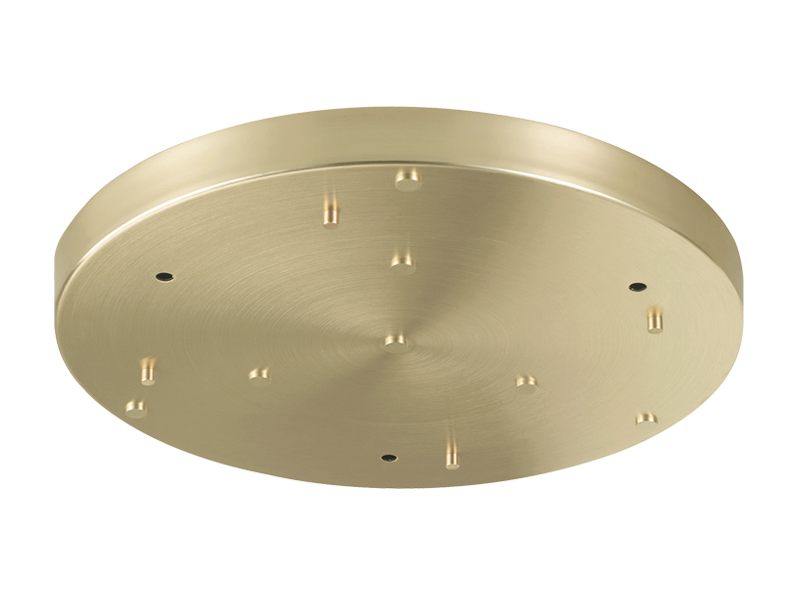 Matteo Lighting CP0129OG Low Voltage Round Multi Ceiling Canopy in Oxidized Gold