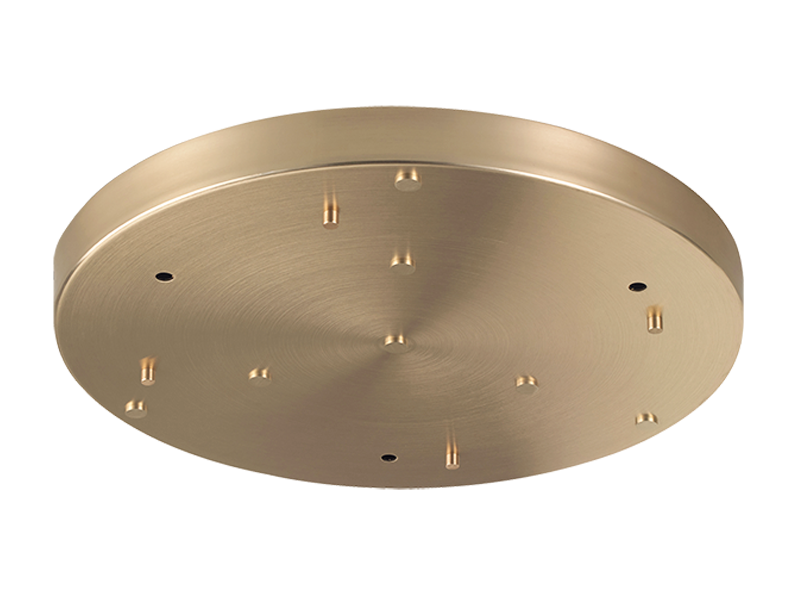 Matteo Lighting CP0129OR Low Voltage Round Multi Ceiling Canopy in Oxidized Rose