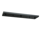 Rosace de plafond linéaire multi-usages Matteo Lighting CP0203BK, noire