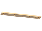 Rosace de plafond linéaire multi-éléments Matteo Lighting CP0205AG en laiton doré vieilli