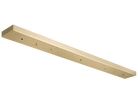 Rosace de plafond linéaire multi-usages basse tension Matteo Lighting CP0225OG en or oxydé