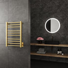 Paris Mirror - CRONGLD10 - Towel Warmer - Cronos - Brushed Gold