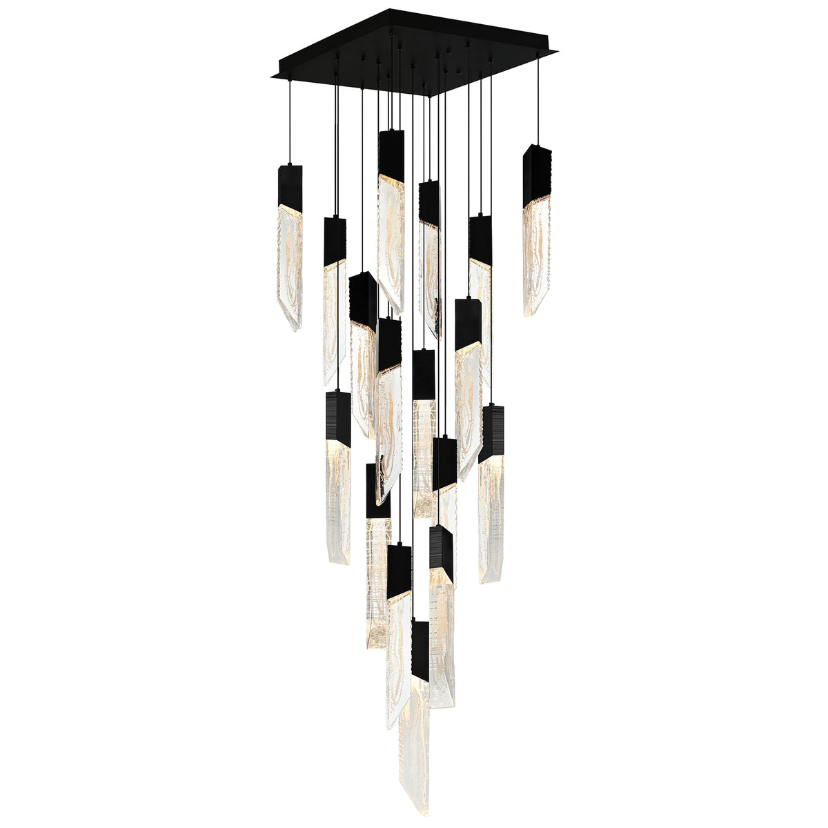 CWI Lighting Canada - 1723P24-17-101 - LED Chandelier - Petra - Black