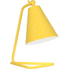 Robert Abbey CY988 Pierce Accent Lamp in Canary Yellow Gloss