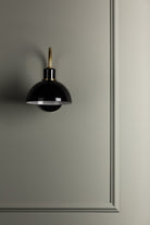 Mitzi H769101-AGB/GBK Camille Wall Sconce in Gloss Black
