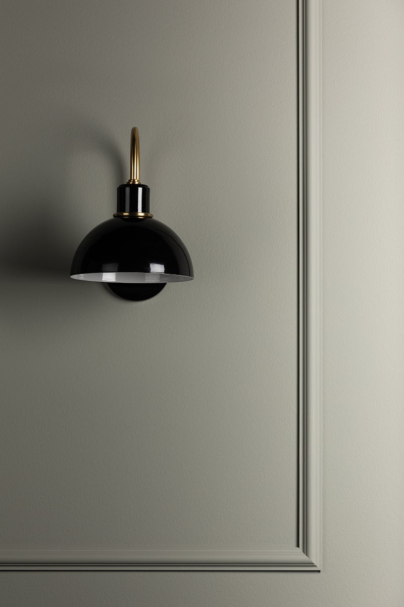 Mitzi H769101-AGB/GBK Camille Wall Sconce in Gloss Black