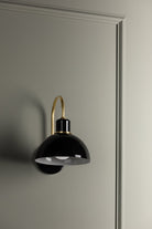 Mitzi H769101-AGB/GBK Camille Wall Sconce in Gloss Black