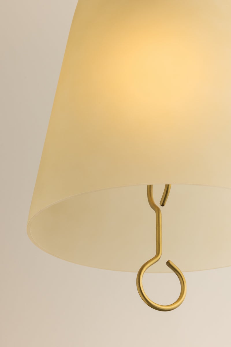 Mitzi H1058701S-AGB Christine Pendant in Aged Brass