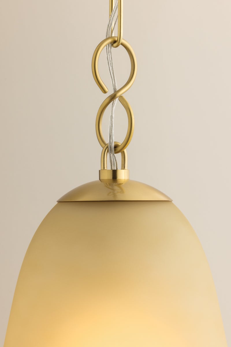 Mitzi H1058701S-AGB Christine Pendant in Aged Brass