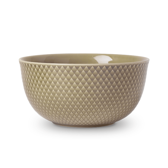 Lyngby Porcelæn 201850 Bol de service Rhombe Earth en argile