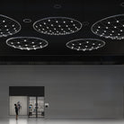 Sonneman 1898.16C Constellation Galaxy Matrix Rond Suspendu en aluminium satiné brillant