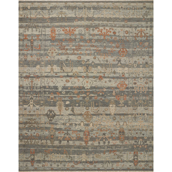 Dominic DOM-03 Slate / Multi Area Rug
