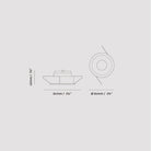 Tala Core Recessed Downlight dimension drawing