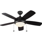 Visual Comfort Fan Collection 5DIC44BKD-V1 Discus Classic 44" LED Ceiling Fan