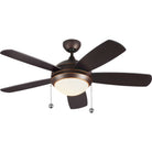 Visual Comfort Fan Collection 5DIC44RBD-V1 Discus Classic 44" LED Ceiling Fan