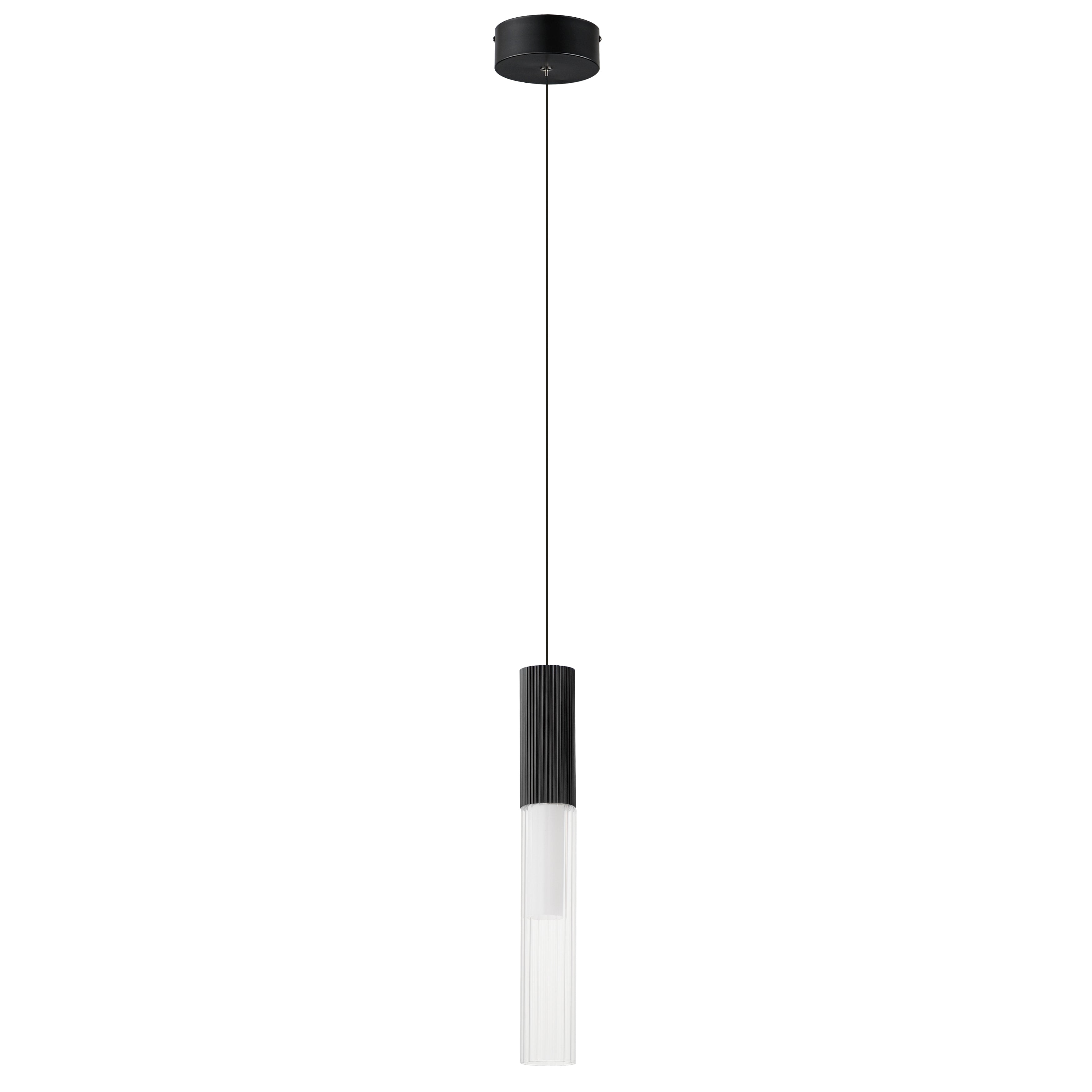 ET2 Lighting E11011-144BK Reeds LED Pendant in Black