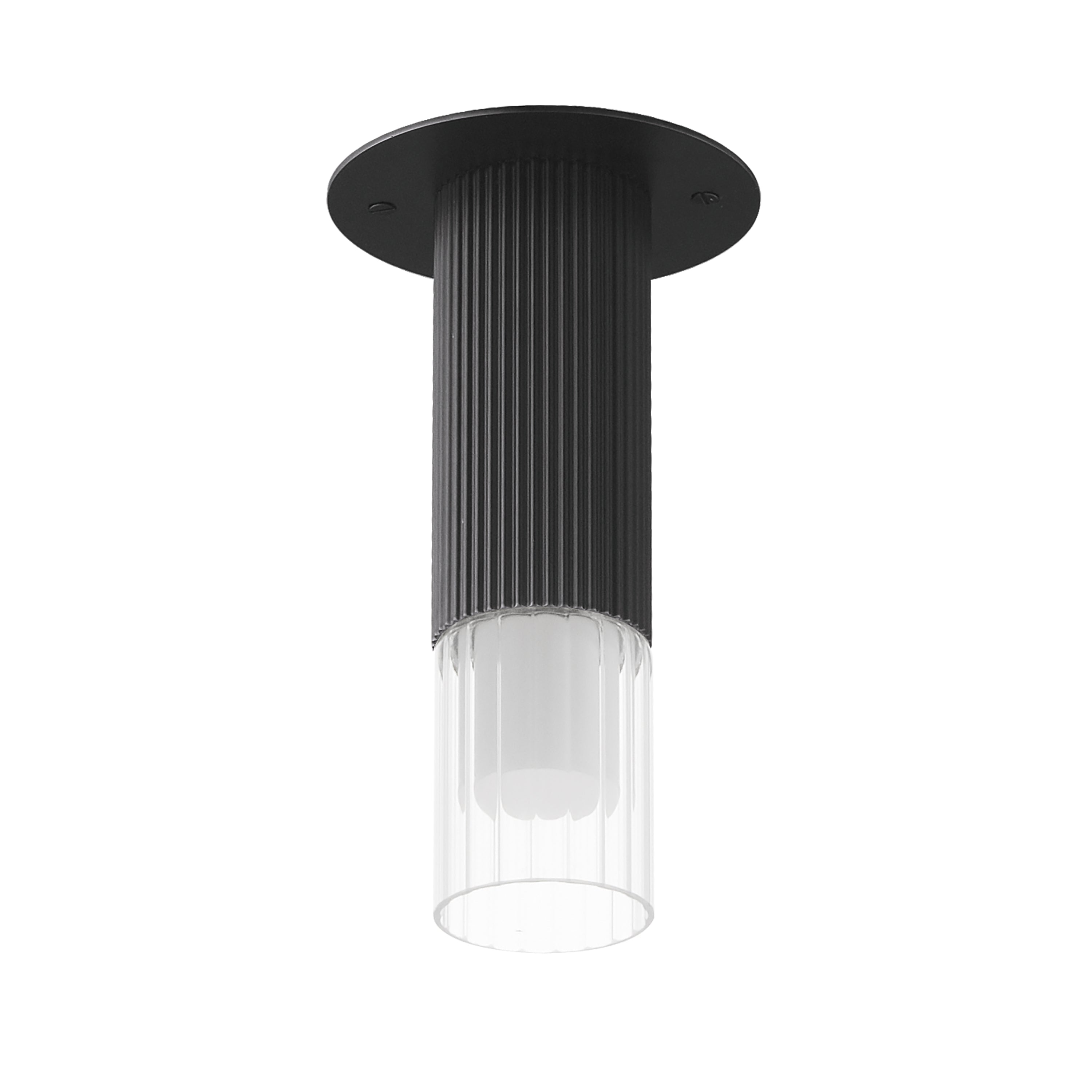 ET2 Lighting E11014-144BK Reeds LED Flush Mount in Black
