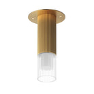 ET2 Lighting E11014-144GLD Reeds LED Flush Mount in Gold