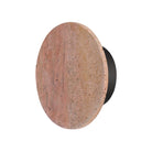 ET2 Lighting E14352-RLGM Discus 9" LED Outdoor Wall Sconce in Rosso Laterite / Gunmetal