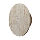ET2 Lighting E14353-TVANB Discus 10" LED Outdoor Wall Sconce in Travertine / Antique Bronze