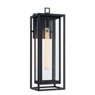 Matteo Lighting E20203MB Stratford Outdoor Wall Sconce in Matte Black