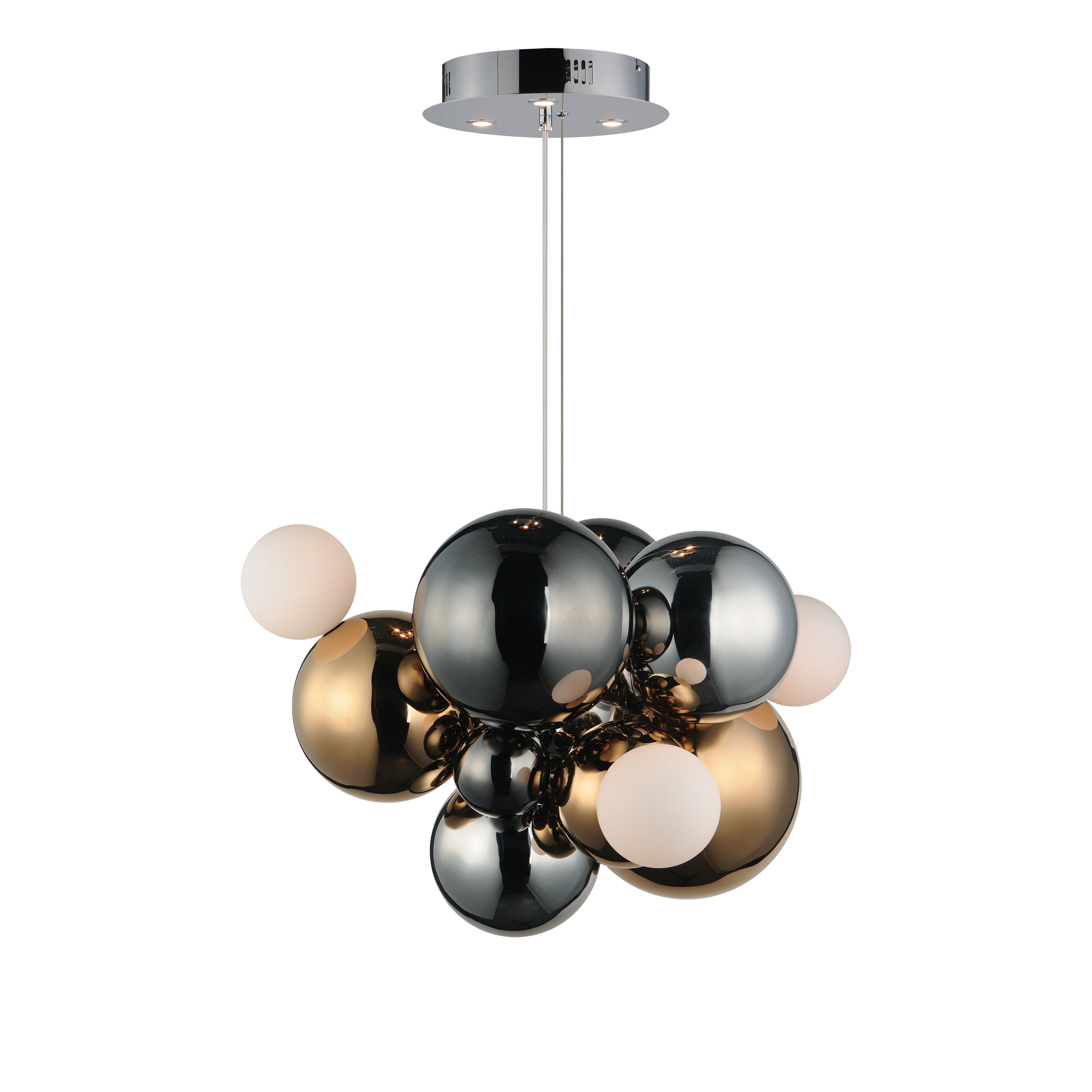 ET2 Lighting E20495-MPLT Stormy LED Pendant in Multi-Plated