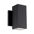 Matteo Lighting E20612MB Kubular LED Outdoor Wall Sconce in Matte Black
