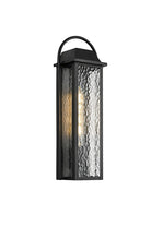 Matteo Lighting E22001MB Dew Outdoor Wall Sconce in Matte Black