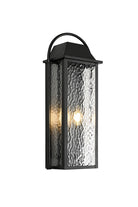 Matteo Lighting E22002MB Dew Outdoor Wall Sconce in Matte Black