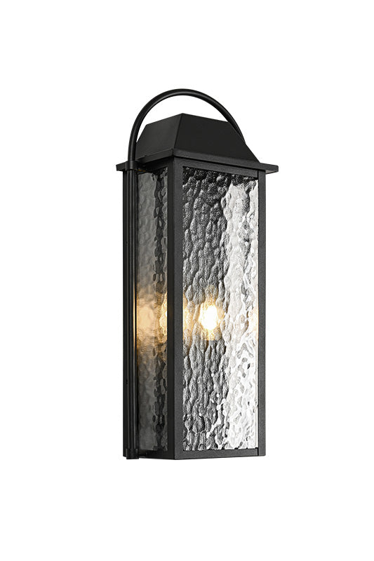 Matteo Lighting E22002MB Dew Outdoor Wall Sconce in Matte Black