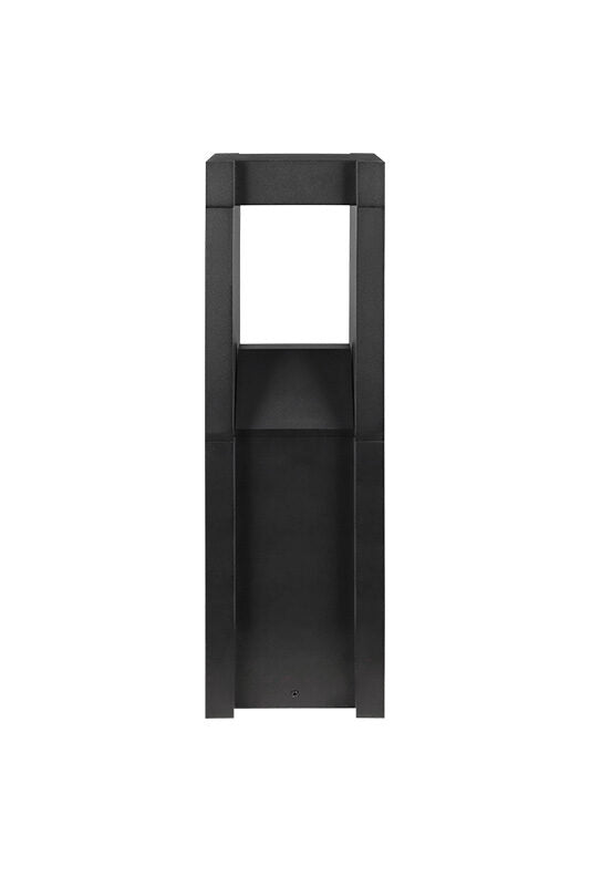 Matteo Lighting E22424MB Portus LED Outdoor Bollard in Matte Black